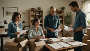 peut on vider une maison avant la succession