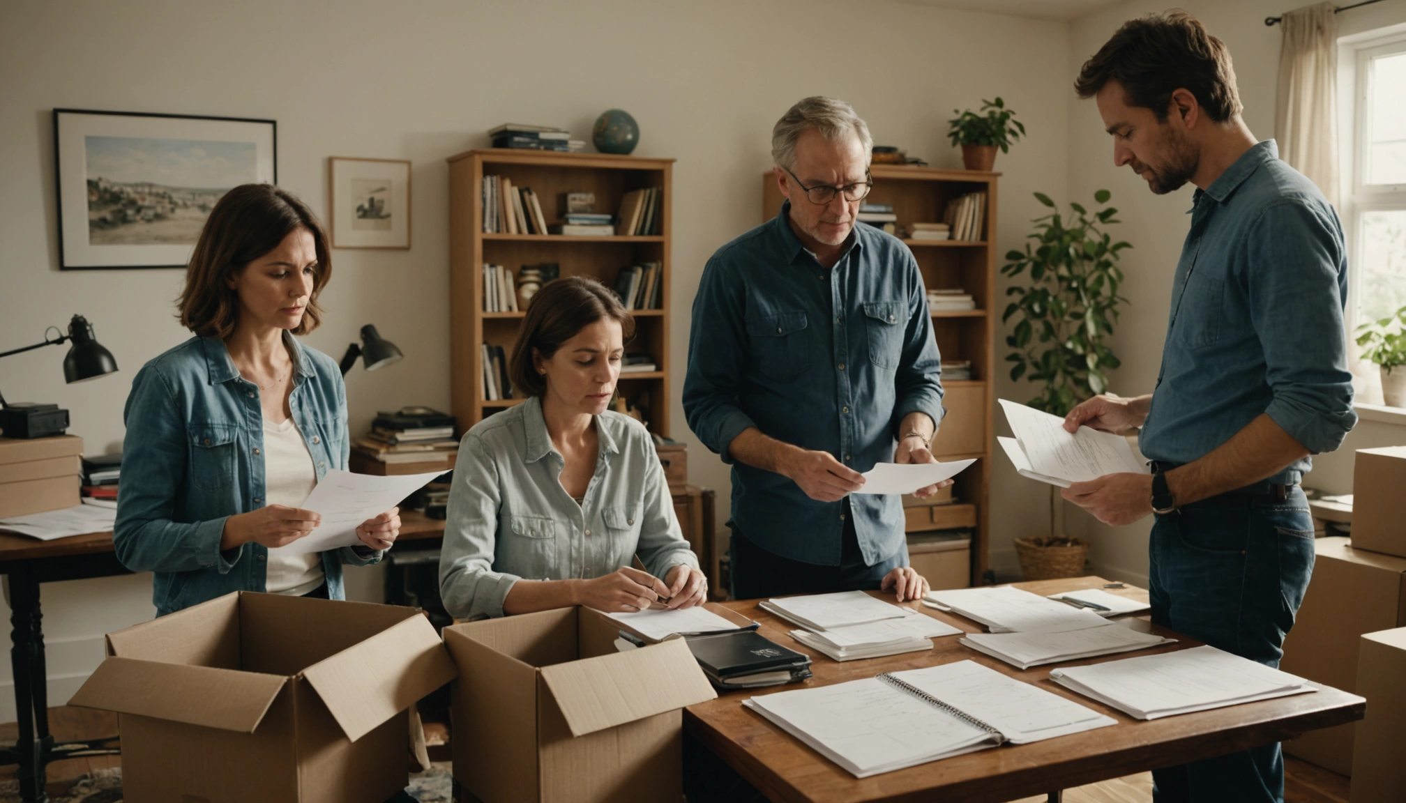 peut on vider une maison avant la succession
